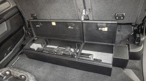 Ram 1500 Underseat Lockbox - Rear - Tuffy Products - Standard Key - Black - `19-`24